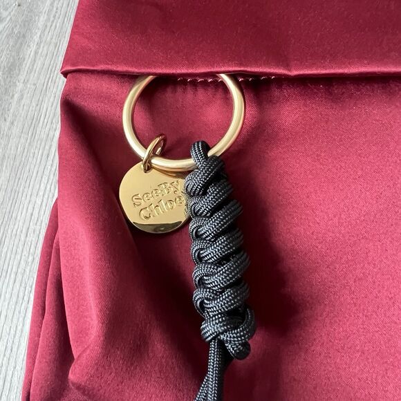 See by Chloé Embroidered Satin Backpack main image 7